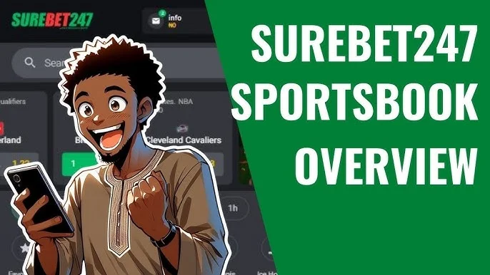 Surebet247 mobile app interface showing betting features
